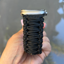 Lade das Bild in den Galerie-Viewer, Paracord Watch Band compatible with Apple Watch Series 1, 2, 3, 4, 5, 6, 7, 8, 9, Ultra, Ultra 2 & SE (watch not included)
