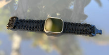 Lade das Bild in den Galerie-Viewer, Paracord Watch Band compatible with Apple Watch Series 1, 2, 3, 4, 5, 6, 7, 8, 9, Ultra, Ultra 2 & SE (watch not included)