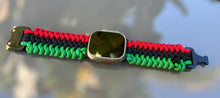 Cargar imagen en el visor de la galería, Paracord Watch Band compatible with Apple Watch Series 1, 2, 3, 4, 5, 6, 7, 8, 9, Ultra, Ultra 2 & SE (watch not included)