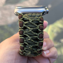 Lade das Bild in den Galerie-Viewer, Paracord Watch Band compatible with Apple Watch Series 1, 2, 3, 4, 5, 6, 7, 8, 9, Ultra, Ultra 2 & SE (watch not included)