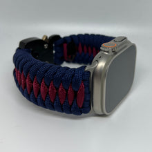 Cargar imagen en el visor de la galería, Paracord Watch Band compatible with Apple Watch Series 1, 2, 3, 4, 5, 6, 7, 8, 9, Ultra, Ultra 2 & SE (watch not included)