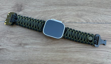 Lade das Bild in den Galerie-Viewer, Paracord Watch Band compatible with Apple Watch Series 1, 2, 3, 4, 5, 6, 7, 8, 9, Ultra, Ultra 2 & SE (watch not included)