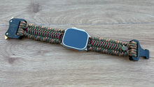 Cargar imagen en el visor de la galería, Paracord Watch Band compatible with Apple Watch Series 1, 2, 3, 4, 5, 6, 7, 8, 9, 10, Ultra, Ultra 2 & SE (watch not included)