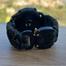 Load image into Gallery viewer, Quick Release Paracord Watchband, personalized to replace bands for Garmin 20mm, 22mm and 26mm.