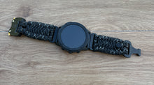 Load image into Gallery viewer, Quick Release Paracord Watchband, personalized to replace bands for Garmin 20mm, 22mm and 26mm.