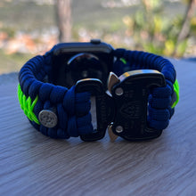 Lade das Bild in den Galerie-Viewer, Paracord Watch Band compatible with Apple Watch Series 1, 2, 3, 4, 5, 6, 7, 8, 9, Ultra, Ultra 2 & SE (watch not included)