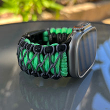 Lade das Bild in den Galerie-Viewer, Paracord Watch Band compatible with Apple Watch Series 1, 2, 3, 4, 5, 6, 7, 8, 9, 10, Ultra, Ultra 2 & SE (watch not included)