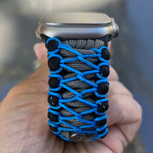 Cargar imagen en el visor de la galería, Paracord Watch Band compatible with Apple Watch Series 1, 2, 3, 4, 5, 6, 7, 8, 9, 10, Ultra, Ultra 2 & SE (watch not included)