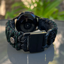 Load image into Gallery viewer, Paracord Watchband compatible with Samsung Galaxy Watch Ultra, Galaxy Watch 3, Galaxy Watch 4, Galaxy Watch 5, Galaxy Watch 6, Galaxy Watch 7 (watch not included)