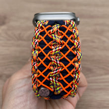 Cargar imagen en el visor de la galería, Paracord Watch Band compatible with Apple Watch Series 1, 2, 3, 4, 5, 6, 7, 8, 9, 10, Ultra, Ultra 2 & SE (watch not included)