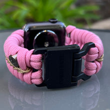 Lade das Bild in den Galerie-Viewer, Paracord Watch Band compatible with Apple Watch Series 1, 2, 3, 4, 5, 6, 7, 8, 9, Ultra, Ultra 2 & SE (watch not included)