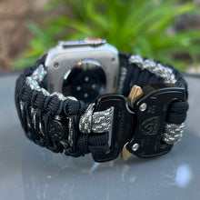 Lade das Bild in den Galerie-Viewer, Paracord Watch Band compatible with Apple Watch Series 1, 2, 3, 4, 5, 6, 7, 8, 9, 10, Ultra, Ultra 2 & SE (watch not included)