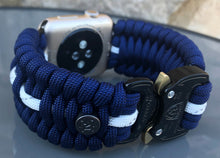 Lade das Bild in den Galerie-Viewer, Paracord Watch Band compatible with Apple Watch Series 1, 2, 3, 4, 5, 6, 7, 8, Ultra & SE (watch not included)