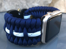 Lade das Bild in den Galerie-Viewer, Paracord Watch Band compatible with Apple Watch Series 1, 2, 3, 4, 5, 6, 7, 8, Ultra & SE (watch not included)