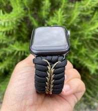 Load image into Gallery viewer, Paracord Watch Band compatible with Apple Watch Series 1, 2, 3, 4, 5, 6, 7 & SE (watch not included)