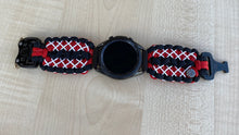 Load image into Gallery viewer, Paracord Watchband compatible with Samsung Galaxy Watch 3, Galaxy Watch 4, Galaxy Watch 5, Galaxy Watch 6 (watch not included)