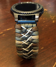 Load image into Gallery viewer, Samsung Galaxy Watch Band, Galaxy 42mm, Galaxy 46mm, Gear S3 Frontier, Gear S3 Classic, Gear Sport, 550 Paracord Watch Band.