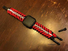 Lade das Bild in den Galerie-Viewer, Paracord Watch Band compatible with Fitbit Versa 1, Versa Lite, Versa 2, Versa 3, Versa 4, Sense, Sense 2 (watch not included).