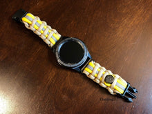 Load image into Gallery viewer, Samsung Galaxy Watch Band, Galaxy 42mm, Galaxy 46mm, Gear S3 Frontier, Gear S3 Classic, Gear Sport, 550 Paracord Watch Band.