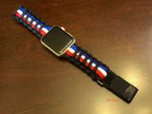 Charger l'image dans la galerie, Paracord Watch Band compatible with Apple Watch Series 1, 2, 3, 4, 5, 6, 7, 8, 9, Ultra, Ultra 2 & SE (watch not included)