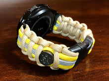 Load image into Gallery viewer, Samsung Galaxy Watch Band, Galaxy 42mm, Galaxy 46mm, Gear S3 Frontier, Gear S3 Classic, Gear Sport, 550 Paracord Watch Band.