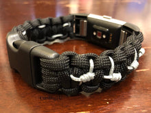 Lade das Bild in den Galerie-Viewer, Paracord Watch Band compatible with Fitbit Charge 2, Charge 3, & Charge 4 (Watch not included)