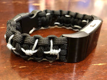 Lade das Bild in den Galerie-Viewer, Paracord Watch Band compatible with Fitbit Charge 2, Charge 3, & Charge 4 (Watch not included)