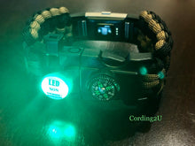 Lade das Bild in den Galerie-Viewer, Paracord Watch Band compatible with Fitbit Charge 2, Charge 3, & Charge 4 (Watch not included)