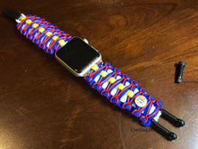 Charger l'image dans la galerie, Paracord Watch Band compatible with Apple Watch Series 1, 2, 3, 4, 5, 6, 7, 8, Ultra & SE (watch not included)