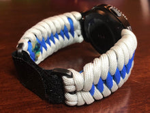 Load image into Gallery viewer, Samsung Galaxy Watch Band, Galaxy 42mm, Galaxy 46mm, Gear S3 Frontier, Gear S3 Classic, Gear Sport, 550 Paracord Watch Band.