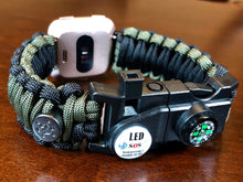 Lade das Bild in den Galerie-Viewer, Paracord Watch Band compatible with Fitbit Versa 1, Versa Lite, Versa 2, Versa 3, Versa 4, Sense, Sense 2 (watch not included).