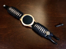 Load image into Gallery viewer, Samsung Galaxy Watch Band, Galaxy 42mm, Galaxy 46mm, Gear S3 Frontier, Gear S3 Classic, Gear Sport, 550 Paracord Watch Band.