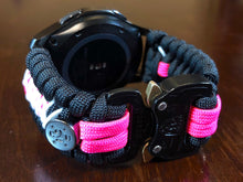 Load image into Gallery viewer, Samsung Galaxy Watch Band, Galaxy 42mm, Galaxy 46mm, Gear S3 Frontier, Gear S3 Classic, Gear Sport, 550 Paracord Watch Band.
