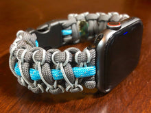 Lade das Bild in den Galerie-Viewer, Paracord Watch Band compatible with Apple Watch Series 1, 2, 3, 4, 5, 6, 7 & SE (watch not included)