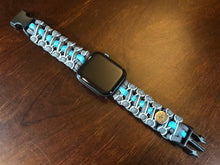 Lade das Bild in den Galerie-Viewer, Paracord Watch Band compatible with Apple Watch Series 1, 2, 3, 4, 5, 6, 7 & SE (watch not included)