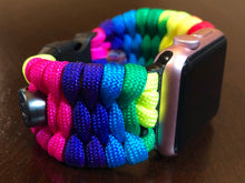 Lade das Bild in den Galerie-Viewer, Paracord Watch Band compatible with Apple Watch Series 1, 2, 3, 4, 5, 6, 7, 8, Ultra & SE (watch not included)