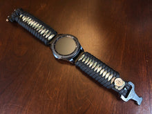 Load image into Gallery viewer, Samsung Galaxy Watch Band, Galaxy 42mm, Galaxy 46mm, Gear S3 Frontier, Gear S3 Classic, Gear Sport, 550 Paracord Watch Band.