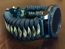 Load image into Gallery viewer, Samsung Galaxy Watch Band, Galaxy 42mm, Galaxy 46mm, Gear S3 Frontier, Gear S3 Classic, Gear Sport, 550 Paracord Watch Band.