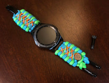 Load image into Gallery viewer, Samsung Galaxy Watch Band, Galaxy 42mm, Galaxy 46mm, Gear S3 Frontier, Gear S3 Classic, Gear Sport, 550 Paracord Watch Band.
