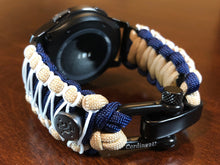 Load image into Gallery viewer, Samsung Galaxy Watch Band, Galaxy 42mm, Galaxy 46mm, Gear S3 Frontier, Gear S3 Classic, Gear Sport, 550 Paracord Watch Band.