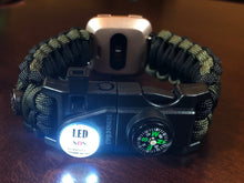 Lade das Bild in den Galerie-Viewer, Paracord Watch Band compatible with Fitbit Versa 1, Versa Lite, Versa 2, Versa 3, Versa 4, Sense, Sense 2 (watch not included).