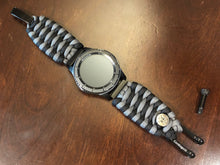 Load image into Gallery viewer, Samsung Galaxy Watch Band, Galaxy 42mm, Galaxy 46mm, Gear S3 Frontier, Gear S3 Classic, Gear Sport, 550 Paracord Watch Band.