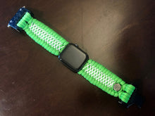 Charger l'image dans la galerie, Paracord Watch Band compatible with Apple Watch Series 1, 2, 3, 4, 5, 6, 7, 8, Ultra & SE (watch not included)