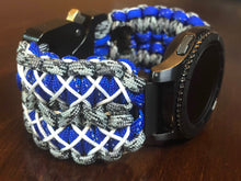 Charger l'image dans la galerie, Samsung Galaxy Watch Band, Galaxy 42mm, Galaxy 46mm, Gear S3 Frontier, Gear S3 Classic, Gear Sport, 550 Paracord Watch Band.