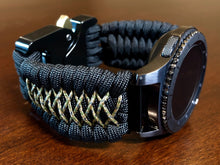 Load image into Gallery viewer, Samsung Galaxy Watch Band, Galaxy 42mm, Galaxy 46mm, Gear S3 Frontier, Gear S3 Classic, Gear Sport, 550 Paracord Watch Band.