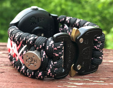 Lade das Bild in den Galerie-Viewer, Paracord Watch Band compatible with Garmin Approach S12, Approach S40, Approach S42, D2 Air, Vivoactive 3S, Vivoactive 3, Vivoactive 3 Music, Vivoactive 4S, Vivoactive 4, Venu, Venu 2S, Venu 2, Venu SQ, Venu Music (watch not included)