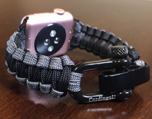 Lade das Bild in den Galerie-Viewer, Paracord Watch Band compatible with Apple Watch Series 1, 2, 3, 4, 5, 6, 7, 8, Ultra & SE (watch not included)