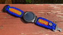Load image into Gallery viewer, Samsung Galaxy Watch Band, Galaxy 42mm, Galaxy 46mm, Gear S3 Frontier, Gear S3 Classic, Gear Sport, 550 Paracord Watch Band.