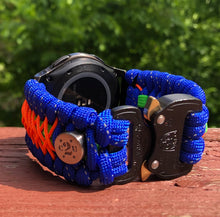 Load image into Gallery viewer, Samsung Galaxy Watch Band, Galaxy 42mm, Galaxy 46mm, Gear S3 Frontier, Gear S3 Classic, Gear Sport, 550 Paracord Watch Band.