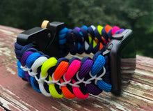 Charger l'image dans la galerie, Paracord Watch Band compatible with Apple Watch Series 1, 2, 3, 4, 5, 6, 7, 8, 9, Ultra, Ultra 2 & SE (watch not included)